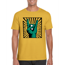 Load image into Gallery viewer, Green Love&Peace Classic Unisex Crewneck T-shirt SurrealMirror